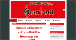 Desktop Screenshot of musikgruppe-querbeet.de